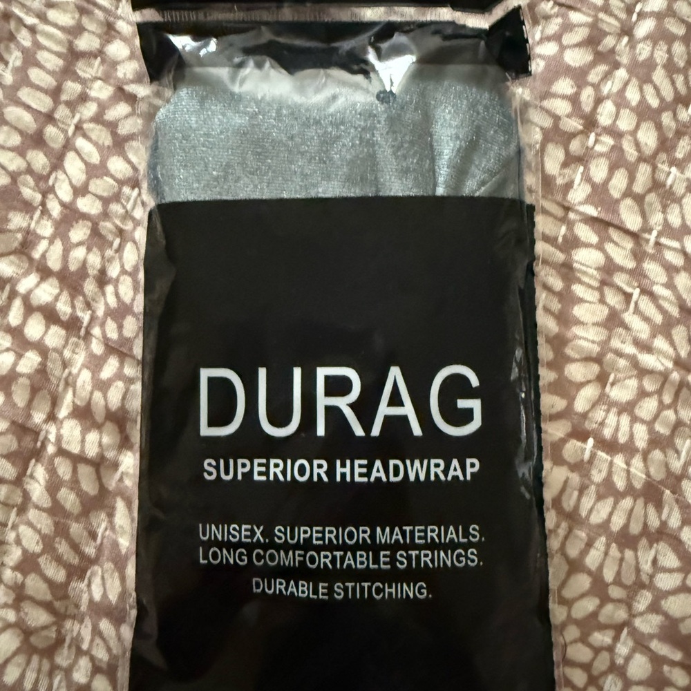 Superior Headwrap - Silver/Black
